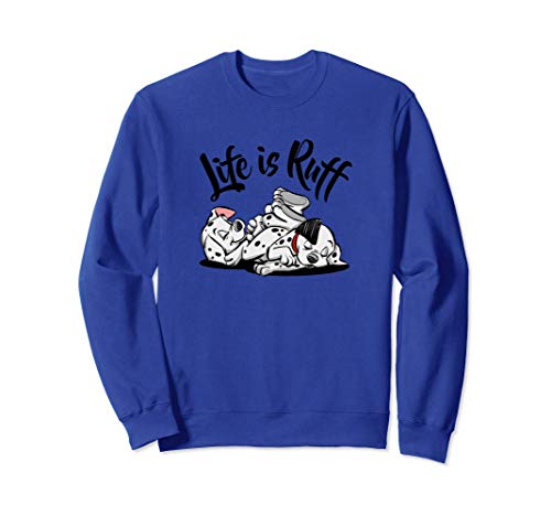 Disney 101 Dalmatians Puppies Sleeping Life Is Ruff Sudadera