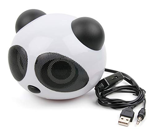 DURAGADGET Altavoz con diseño de Oso Panda para portátil MSI GL62, MSI GL62 7QF, MSI GL62M 7RD-429XES, MSI GL62M 7RDX-2073UK, MSI GL62M 7RDX-2203XES