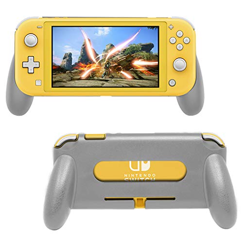 FASTSNAIL Agarre de mano para Nintendo Switch Lite, Comfort Grip Funda de agarre para Switch Lite - Gris