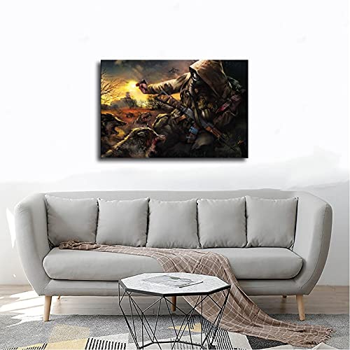 Juego de Escape de Tarkov 3 Póster de lienzo para decoración de pared, para sala de estar, dormitorio, decoración, 30 x 45 cm