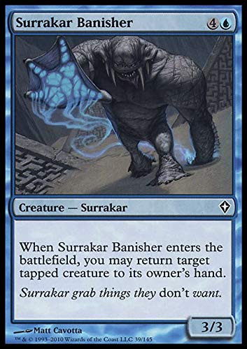 Magic The Gathering - Surrakar Banisher - Esiliador Surrakar - Worldwake - Foil