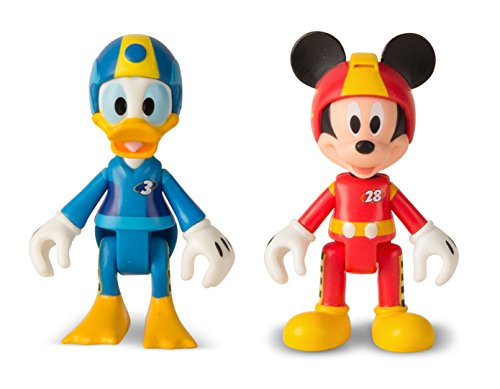 Mickey and The Roadster Racers Paquete de 2 Figuras (Mickey y Donald)