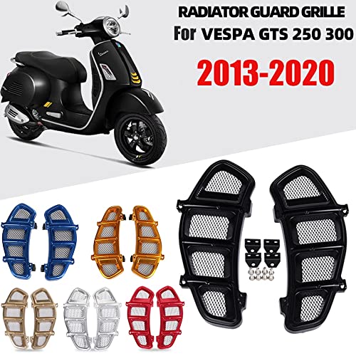 MNWYMCMF Cubierta del Bisel del Protector de la Parrilla del Protector del radiador Izquierdo Derecho de la Motocicleta,para V = ESPA GTS250 GTS300 GTS 250 GTS 300 2013-2018 2019 2020 Negro