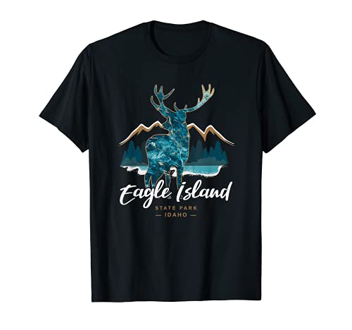 Recuerdo de Idaho del Parque Estatal de Eagle Island Camiseta