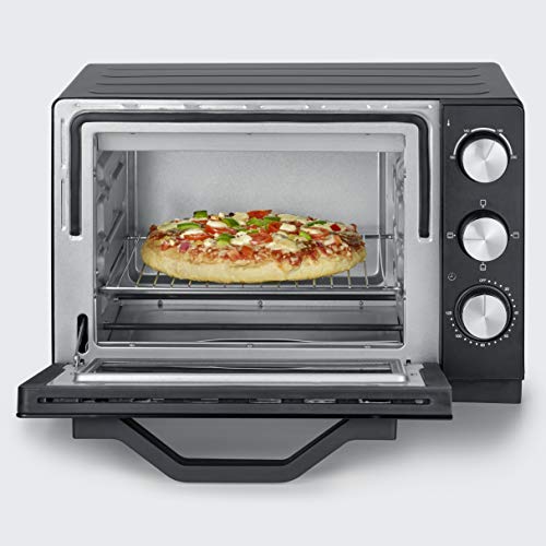 Severin TO 2070 - Horno tostador, 100-230 °C, 1380 W, 20 L. negro