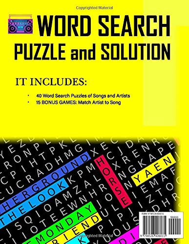 The 80's The Greatest Decade of Music -- VOLUME 2...Word Search and Bonus Game Paperback: DANCE, METAL, and RAP! (The 80's The Greatest Decade of Music...Word Search and Bonus Game Paperback)