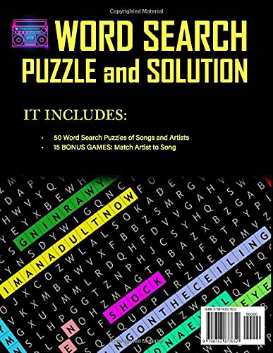 The 80's The Greatest Decade of Music...Word Search and Bonus Game (The 80's The Greatest Decade of Music...Word Search and Bonus Game Paperback)