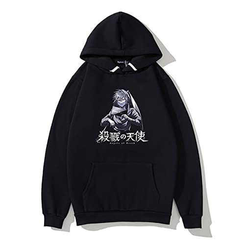 westtrend Japanese Anime Angels of Death Sudadera con Capucha Unisex Moda Casual Pullover Rachel Gardner Camiseta Isaac Foster Top XS-3XL