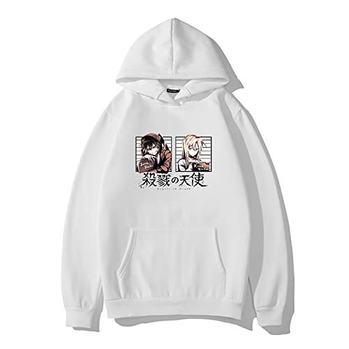 westtrend Japanese Anime Angels of Death Sudadera con Capucha Unisex Moda Casual Pullover Rachel Gardner Camiseta Isaac Foster Top XS-3XL