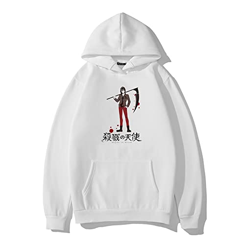 westtrend Japanese Anime Angels of Death Sudadera con Capucha Unisex Moda Casual Pullover Rachel Gardner Camiseta Isaac Foster Top XS-3XL