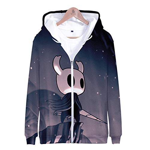 YTQQ-Hollow Knight-Men's Hip-Hop Jackets and Sweatshirts, Kangaroo Pocket Tops, Drawstring Hoodies, Kids Sweatshirts, Hoodies-XXXL