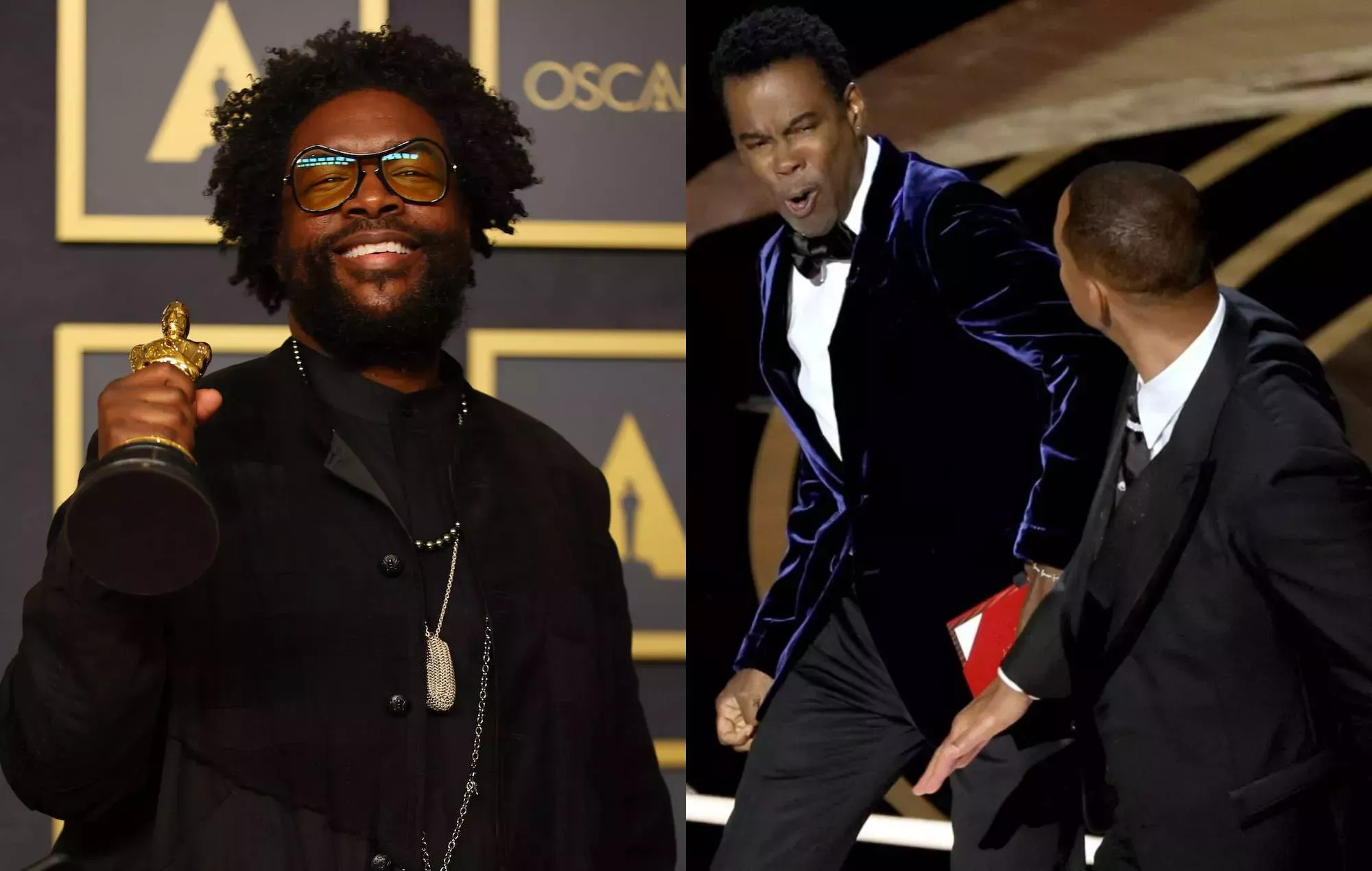 Questlove no vio a Will Smith abofetear a Chris Rock en los Oscars mientras meditaba