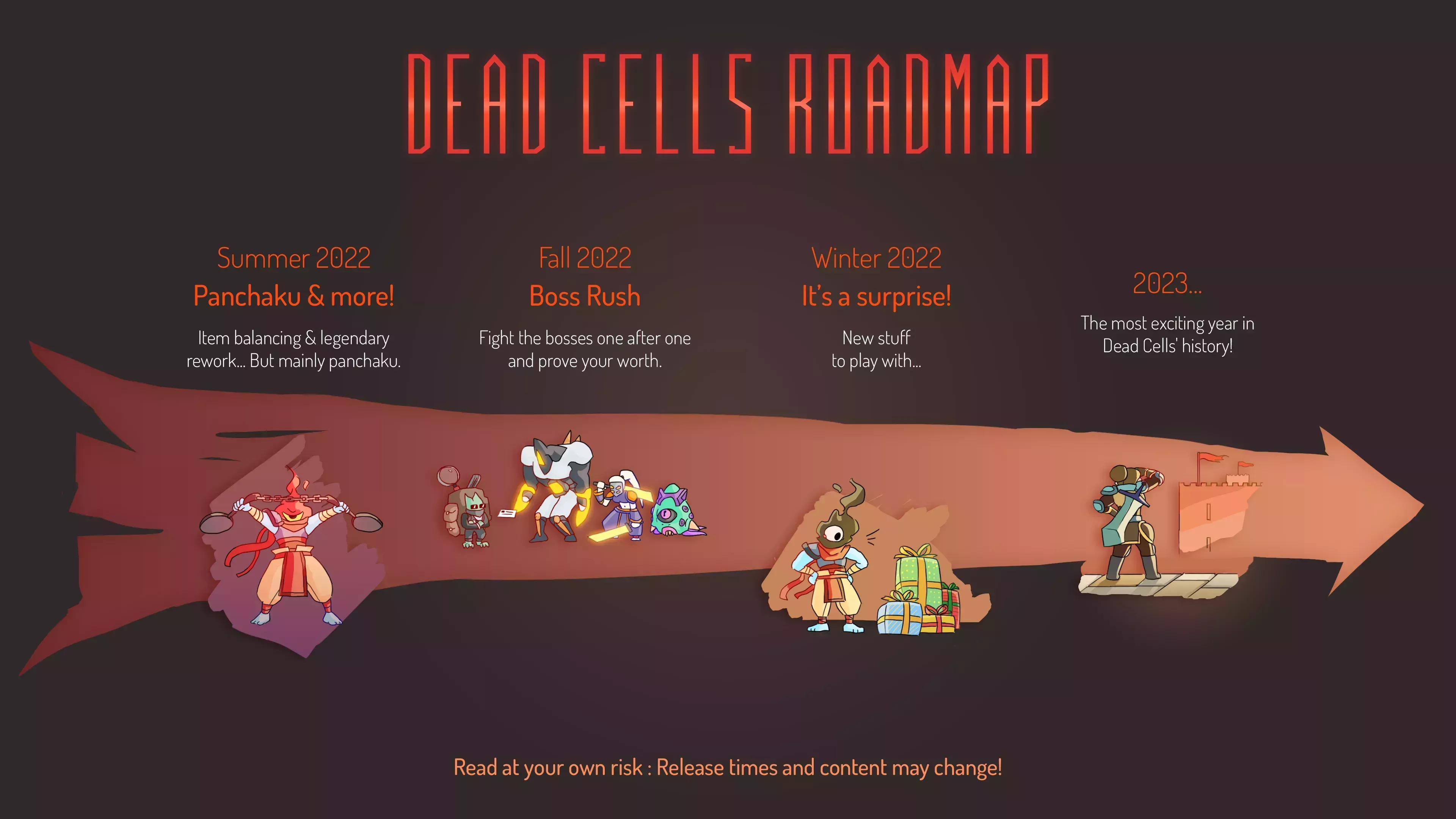 Dead Cells promete que 2023 será 