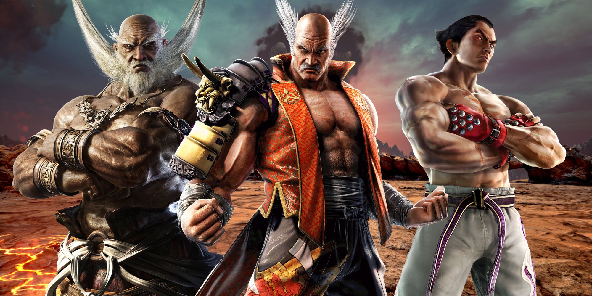 Todos os membros da Família Mishima em Tekken - Versus