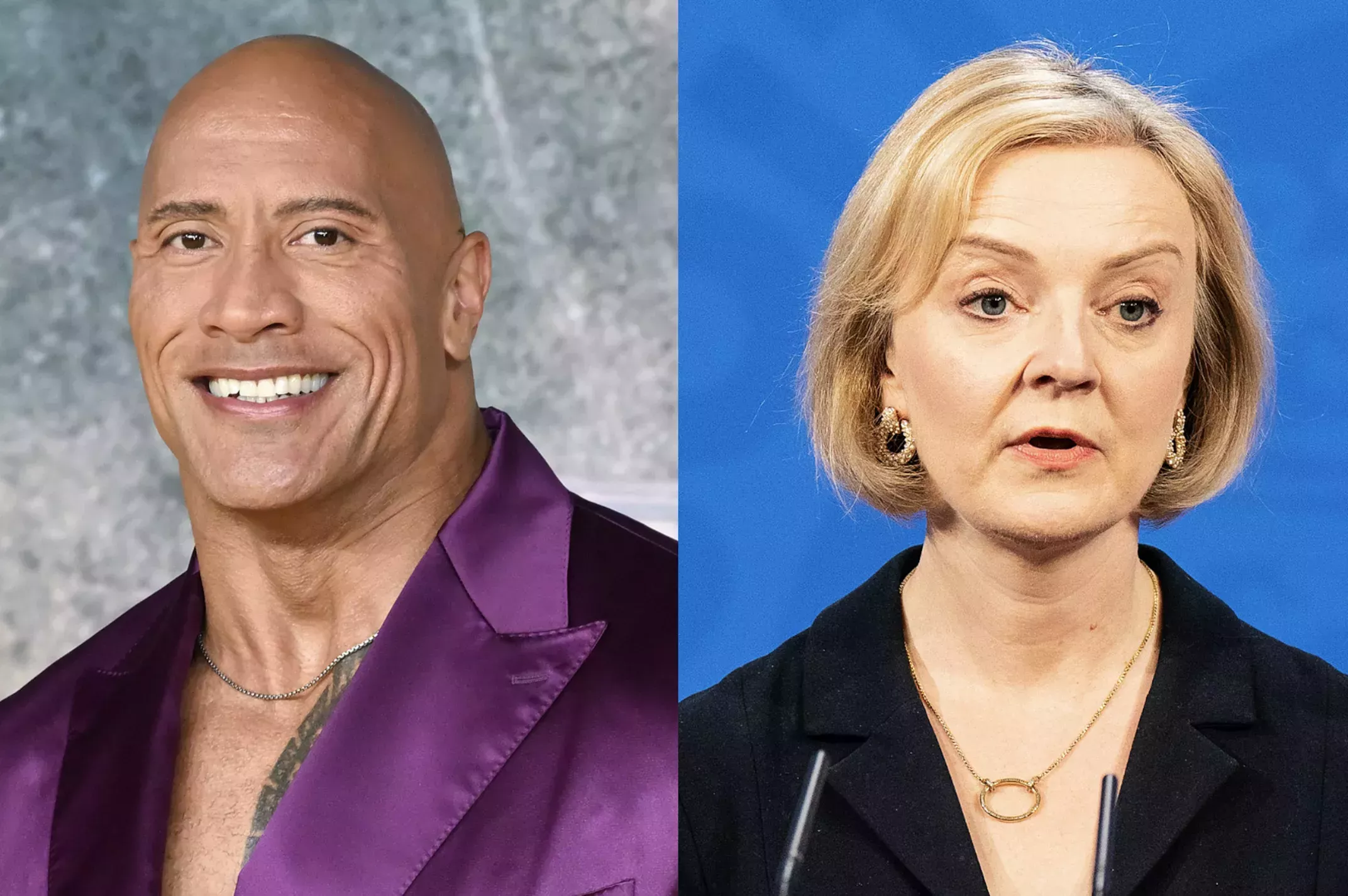 Dwayne Johnson sugiere que debería sustituir a Liz Truss como Primer Ministro