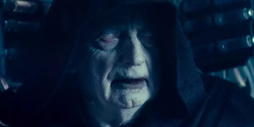 Emperor Palpatine leads the First Order in Star Wars: The Rise of Skywalker