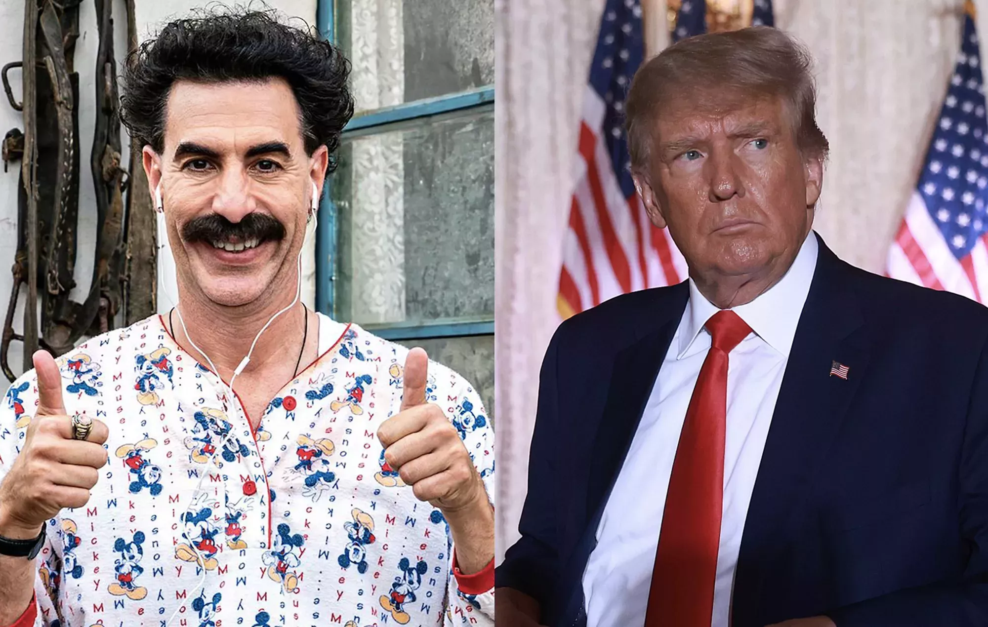 Borat arremete contra Trump en su discurso en el Kennedy Center: 