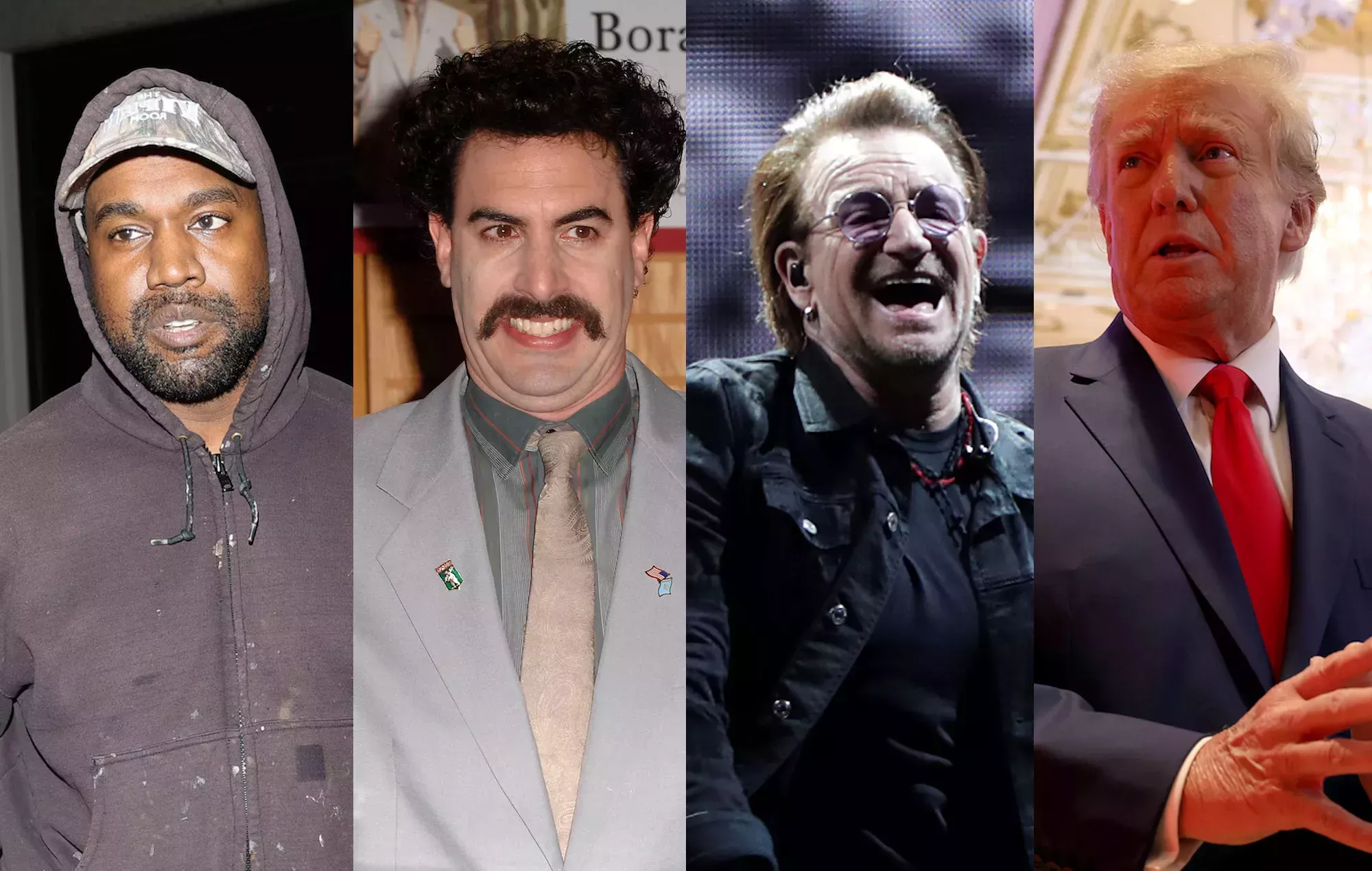 Borat se burla de Kanye West, Donald Trump y U2 en los Kennedy Center Honors