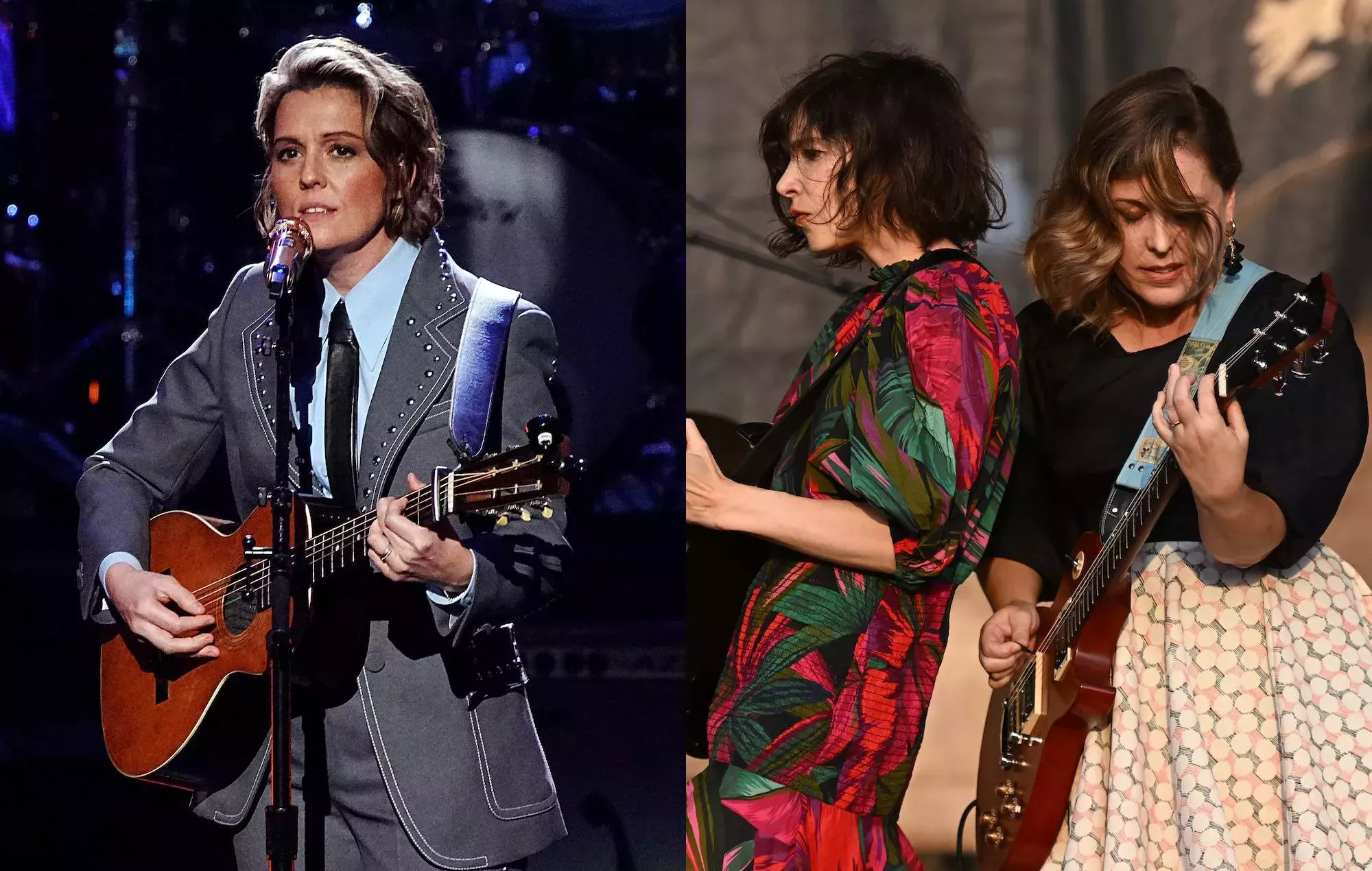 Sleater-Kinney se unen a Brandi Carlile en el escenario durante el concierto de Nochevieja en Portland