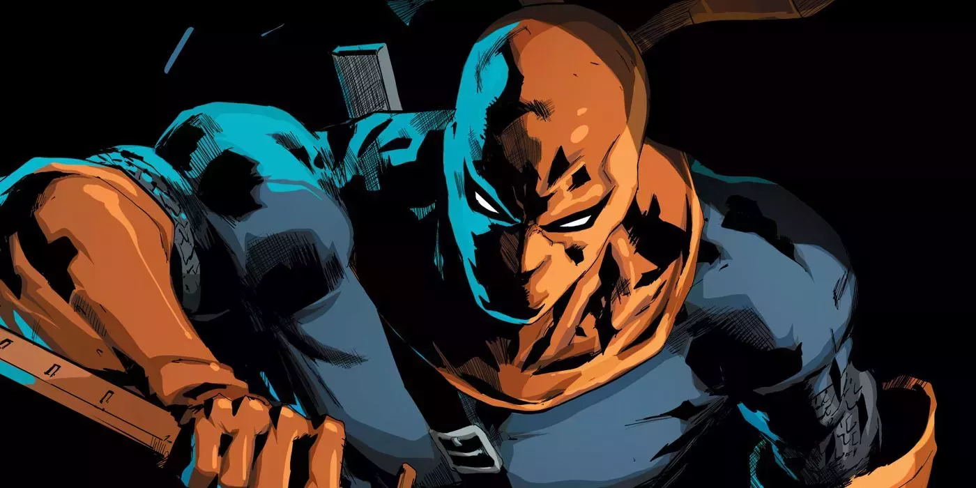 Deathstroke stalks his prey in DC Comics