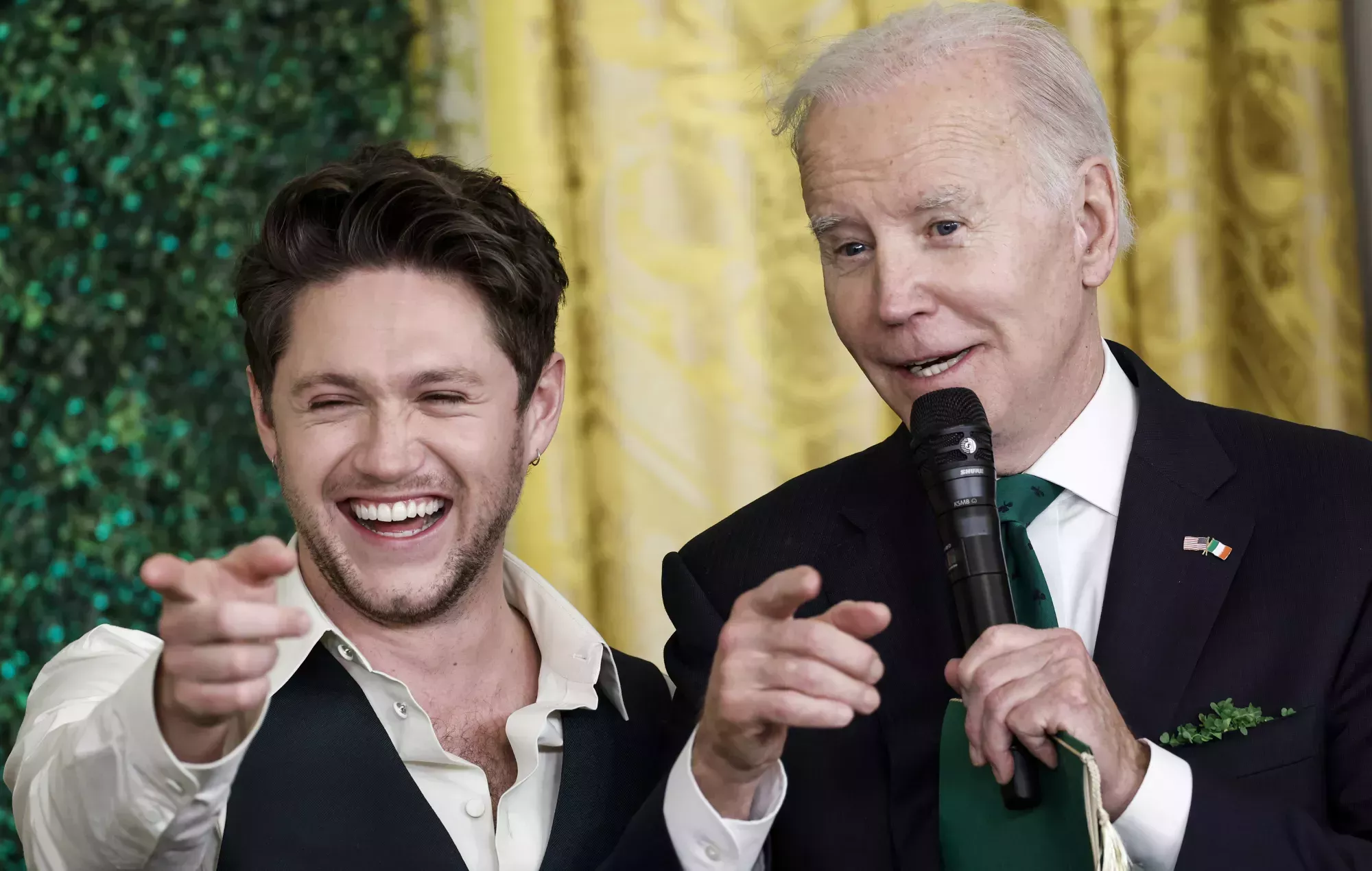 Niall Horan pasa el rato con el Presidente Joe Biden en la Casa Blanca por el Día de San Patricio