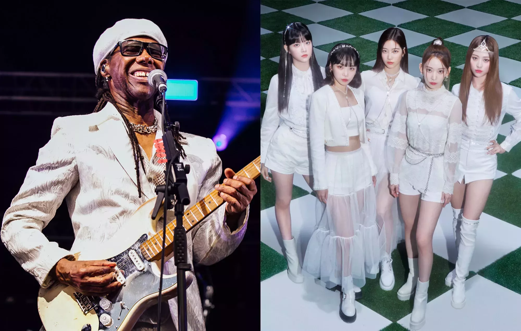 Vea a LE SSERAFIM conocer a Nile Rodgers por primera vez: 