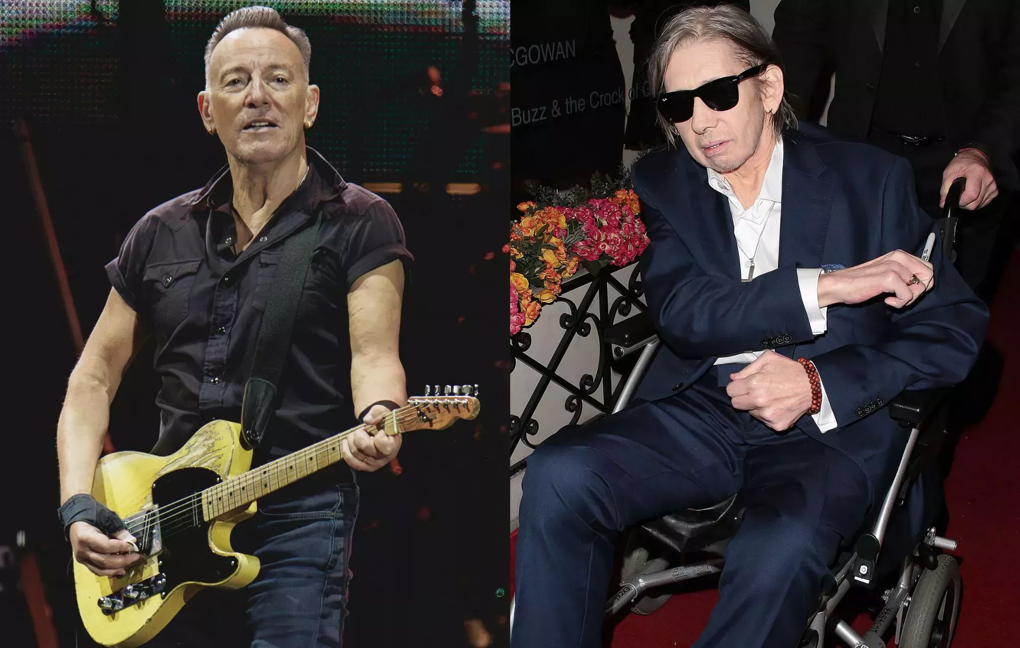 Bruce Springsteen sorprende a Shane MacGowan con una visita antes de sus conciertos en Dublín