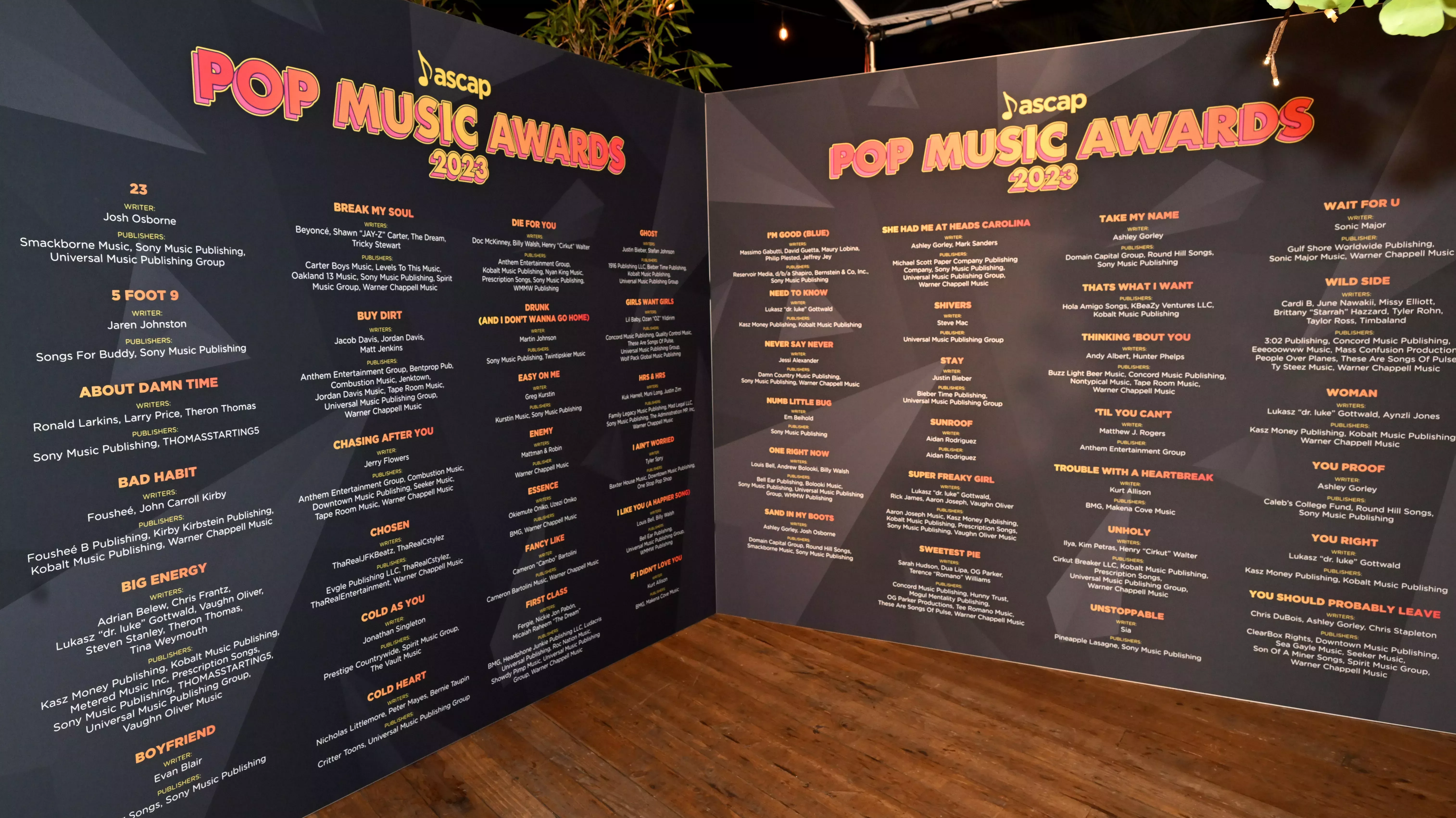 

	
		Los premios ASCAP Pop distinguen a 