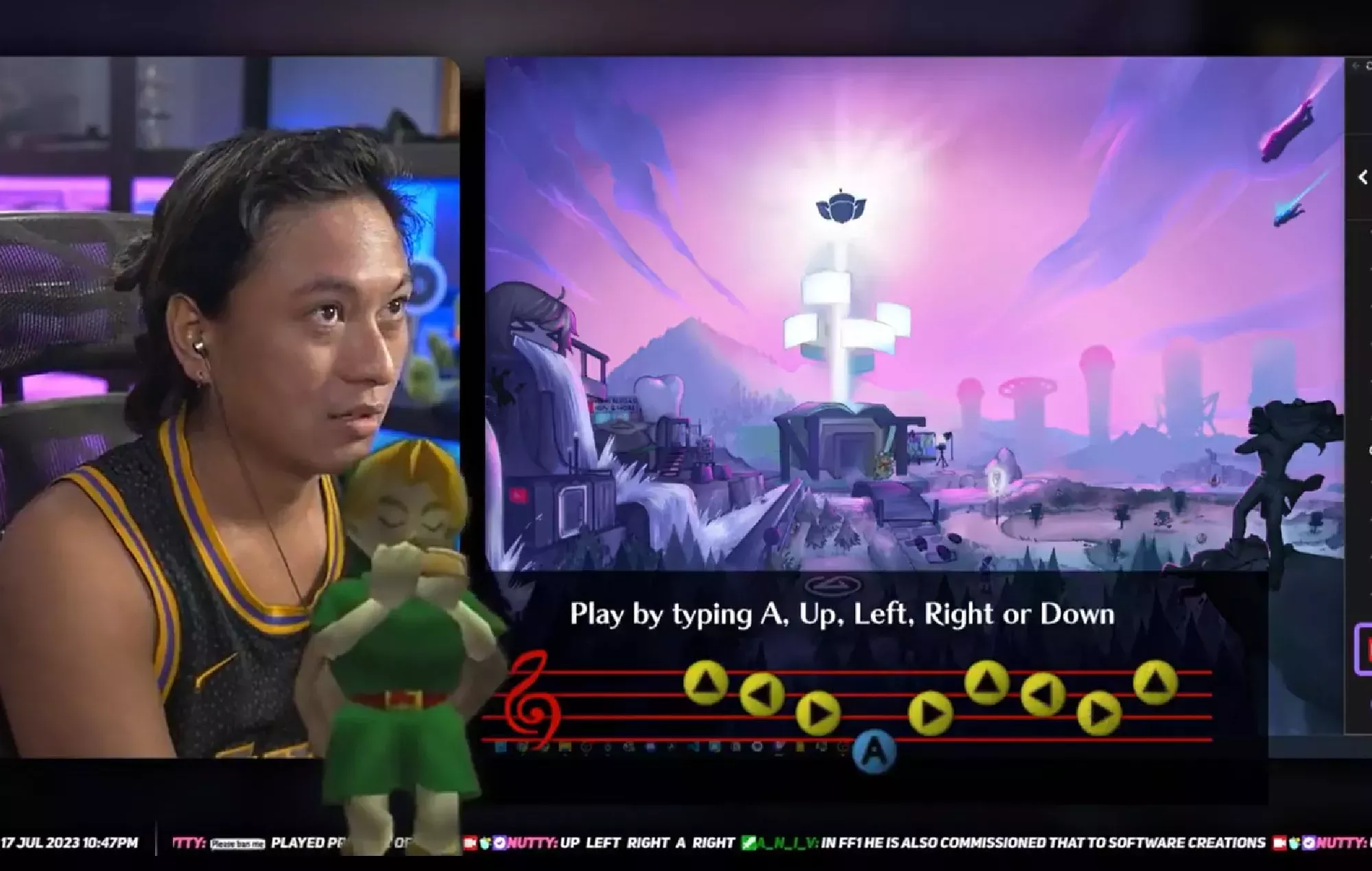 Un streamer de Twitch crea un Link jugable con el que los espectadores pueden tocar canciones de Zelda