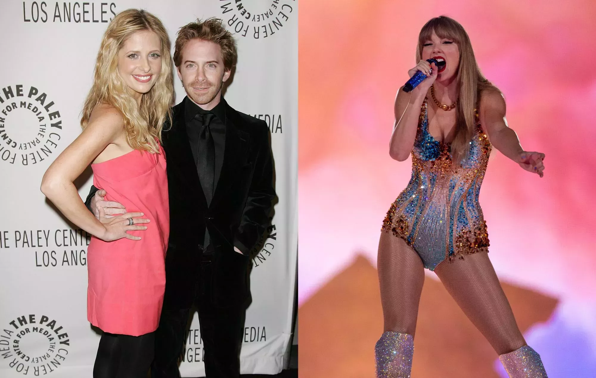 Sarah Michelle Gellar y Seth Green se reencuentran en un concierto de Taylor Swift