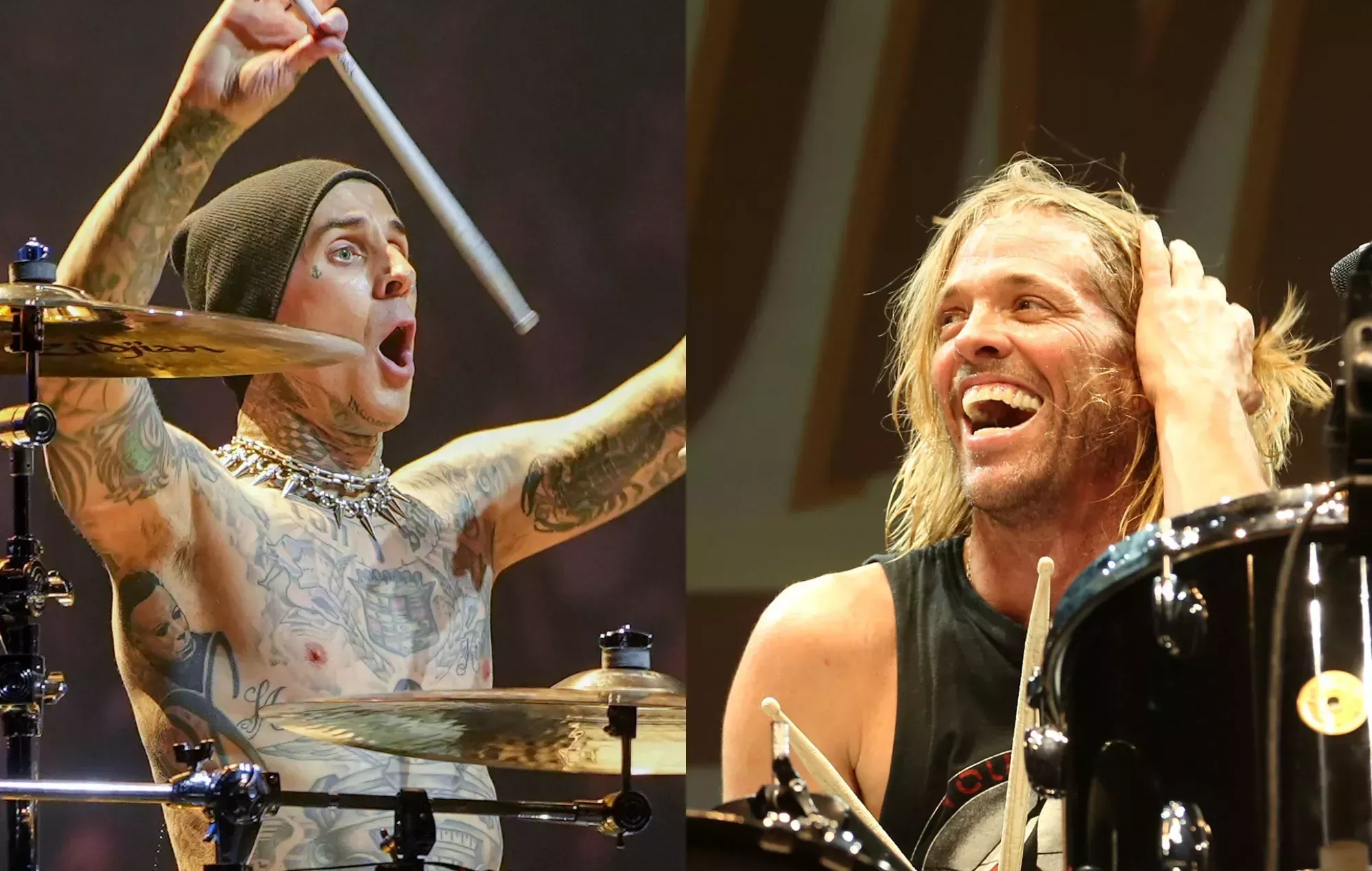 Travis Barker pidió a Taylor Hawkins tocar juntos la batería poco antes de su fallecimiento