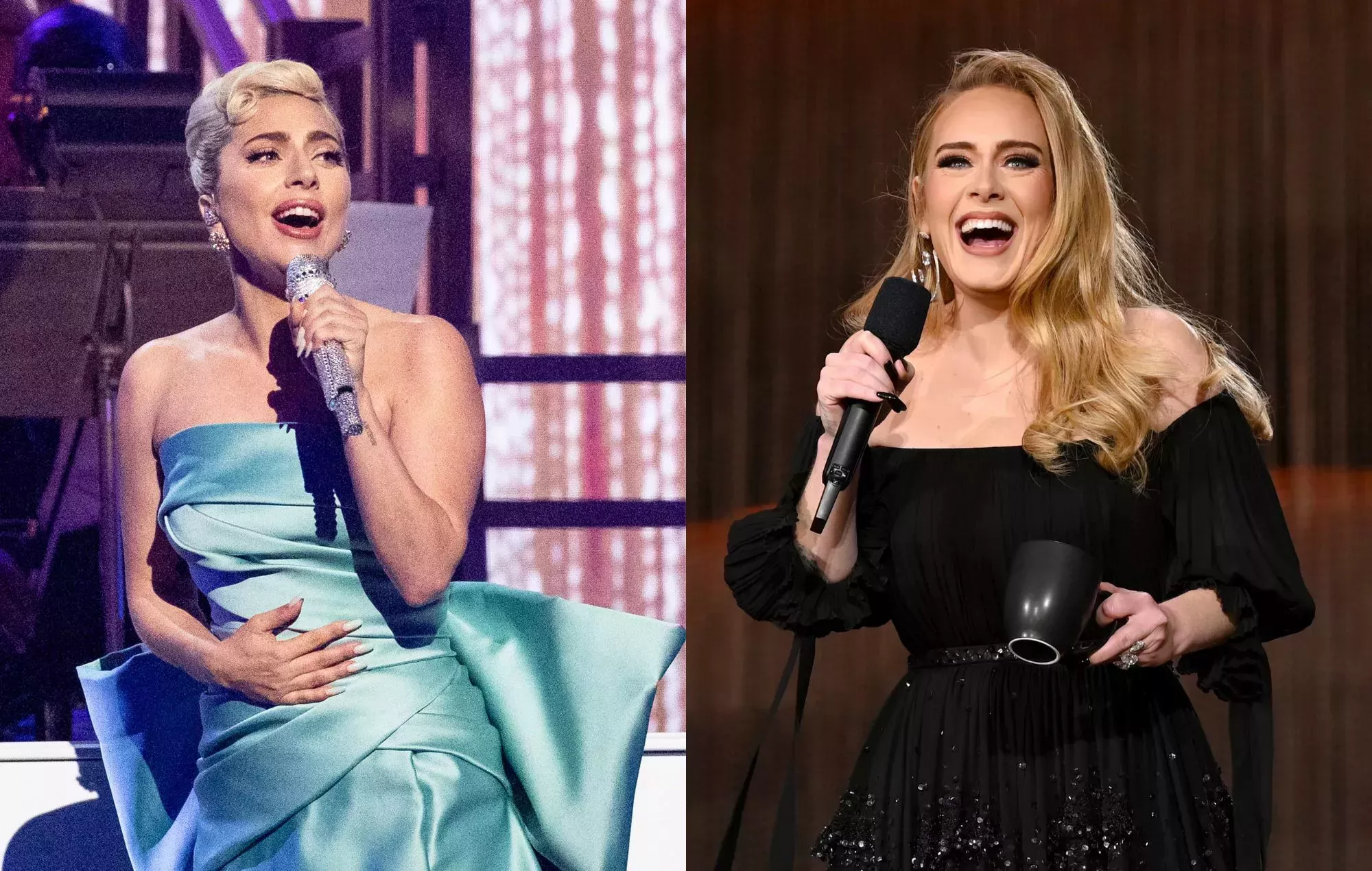 Adele recuerda lo nerviosa que se puso cuando Lady Gaga fue a verla actuar