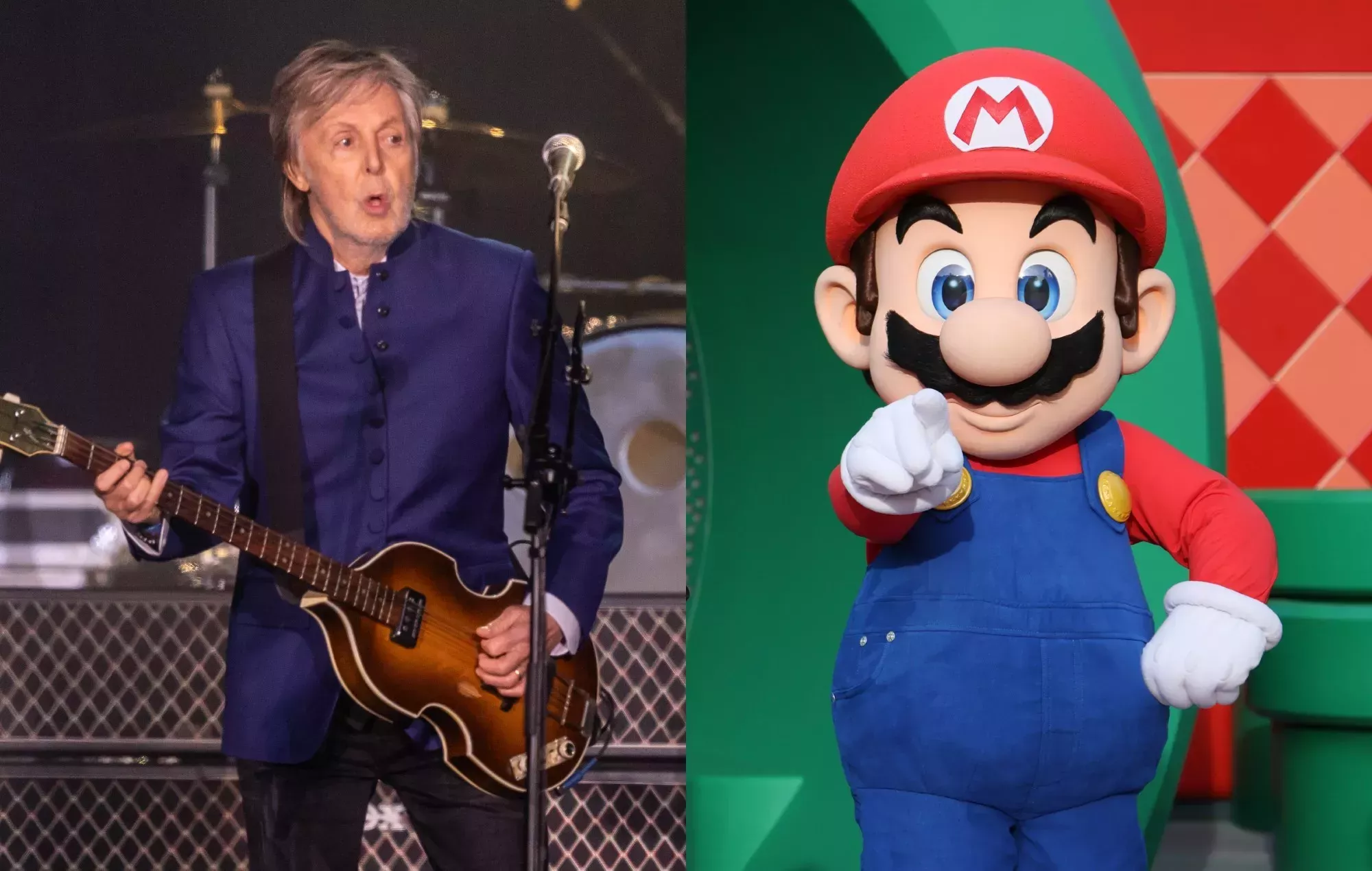 Paul McCartney cantó el tema de Mario a los creadores del juego