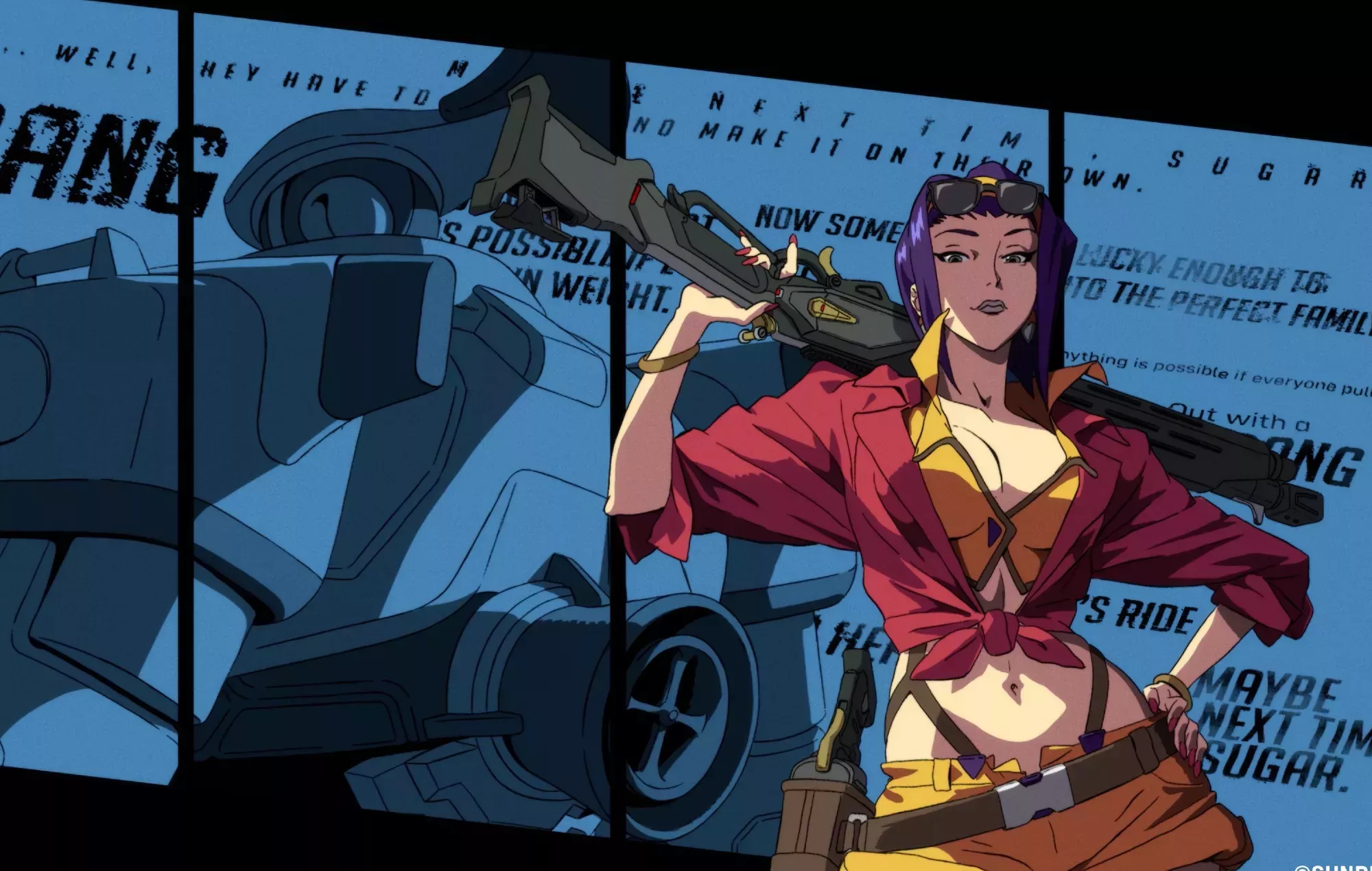 El director artístico de 'Overwatch', Dion Rogers, desgrana el estiloso crossover de 'Cowboy Bebop' con el juego