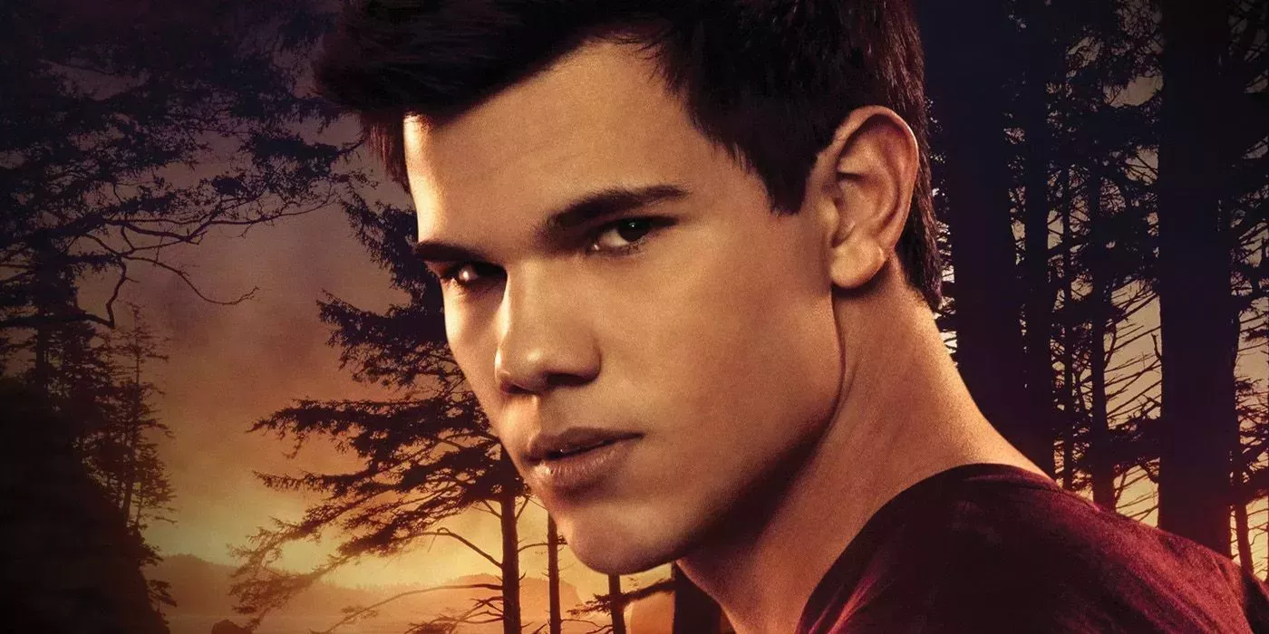 Taylor Lautner as Jacob Black in The Twilight Saga.