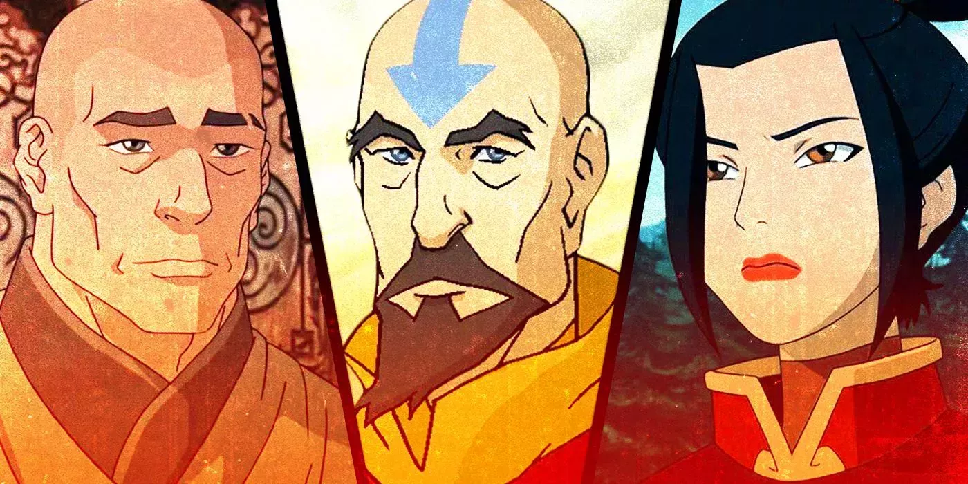 Zaheer, Tenzin and Azula from Avatar: The Last Airbender