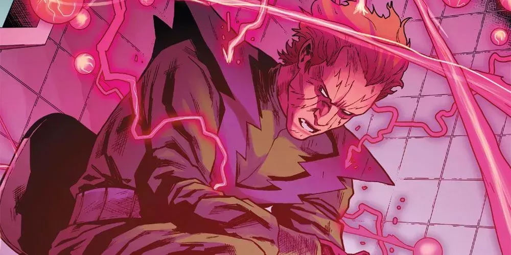 Molecule Man produces energy in Marvel Comics