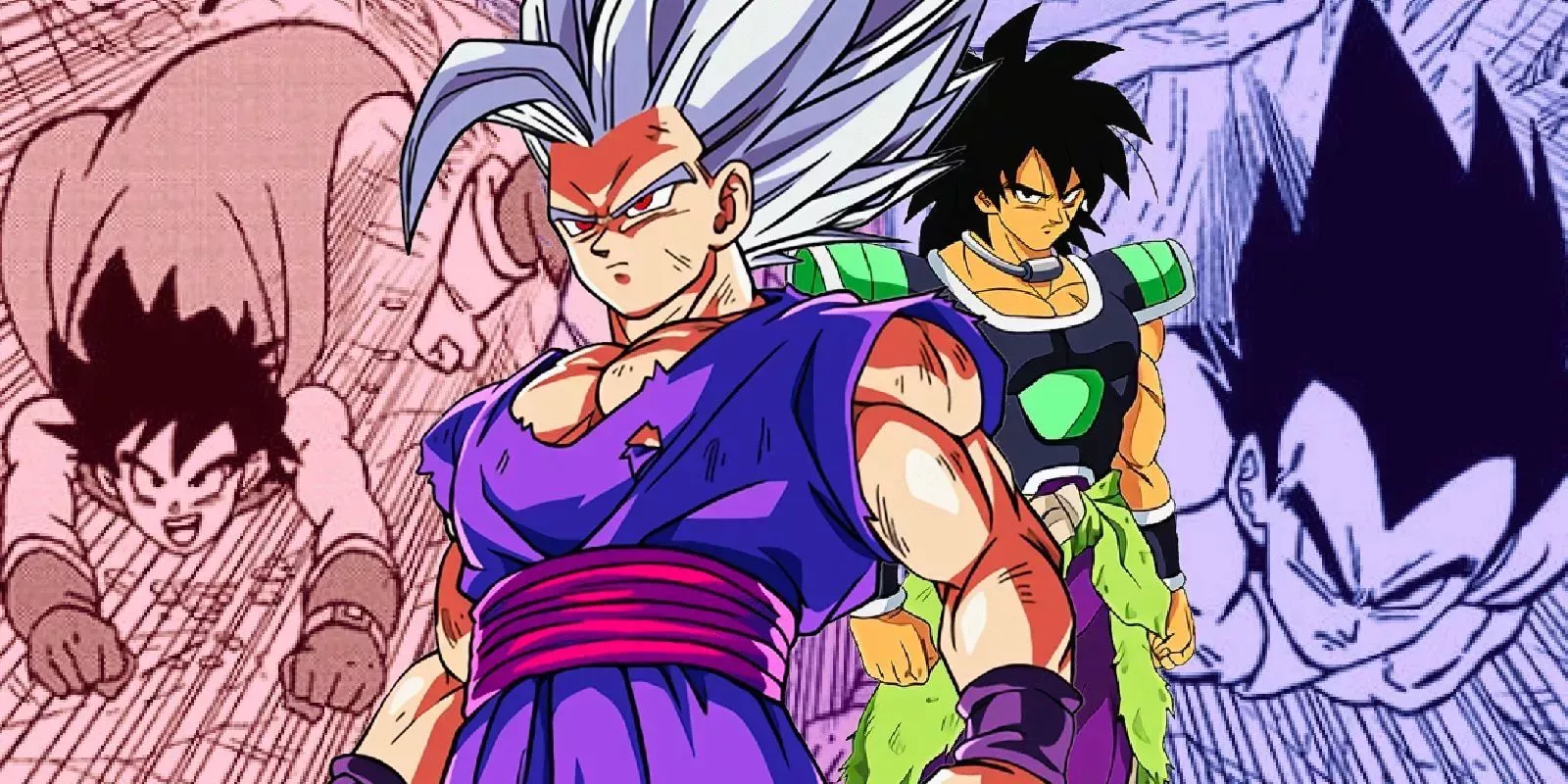 Gohan and Broly ready to fight Vegeta and Goten in Dragon Ball Super chapter 103