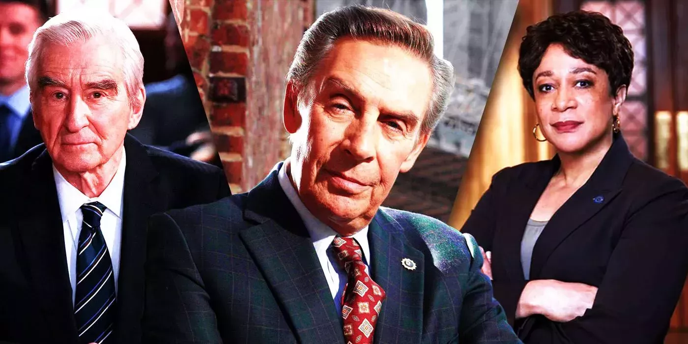 Split Images of jack Mc Coy, Lennie Briscoe, and Anita Van Buren