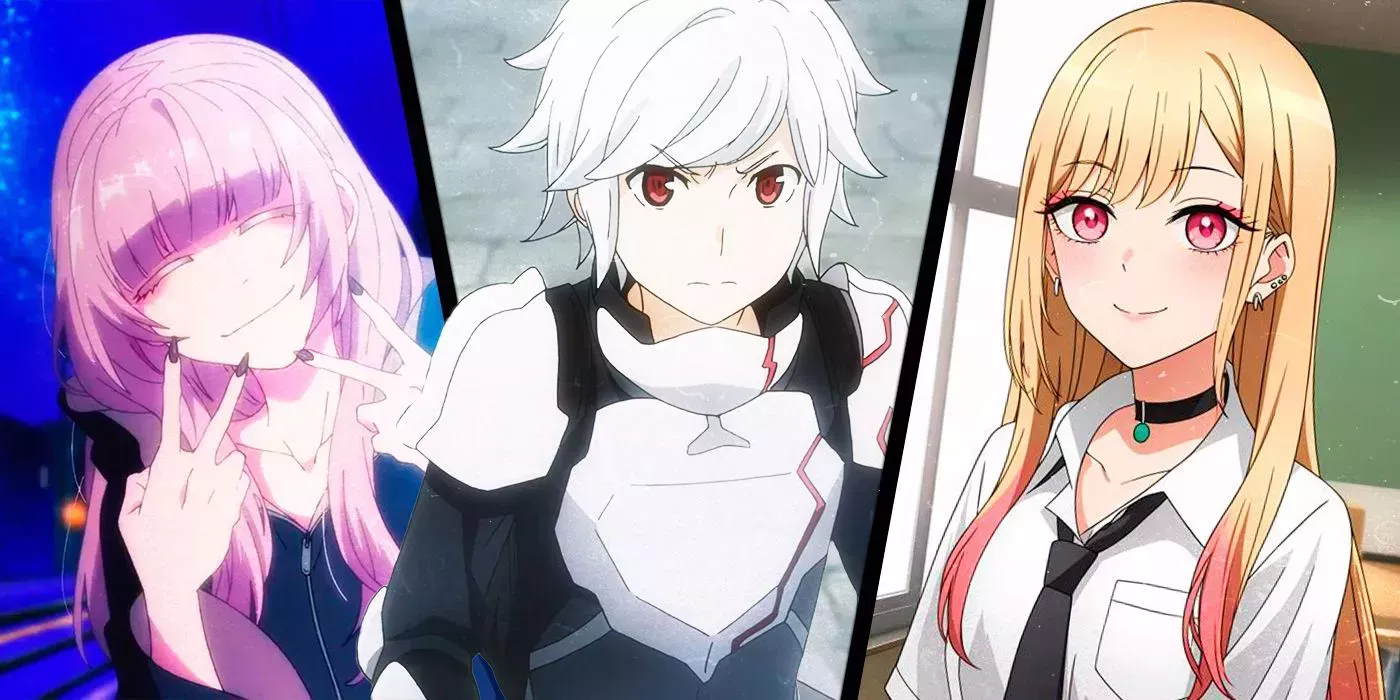 Bell Cranel from Is it Wrong to Try to Pick Up Girls In a Dungeon?, Marin Kitagawa from My Dress Up Darling, and Nazuna Nanakusa from Call of the Night