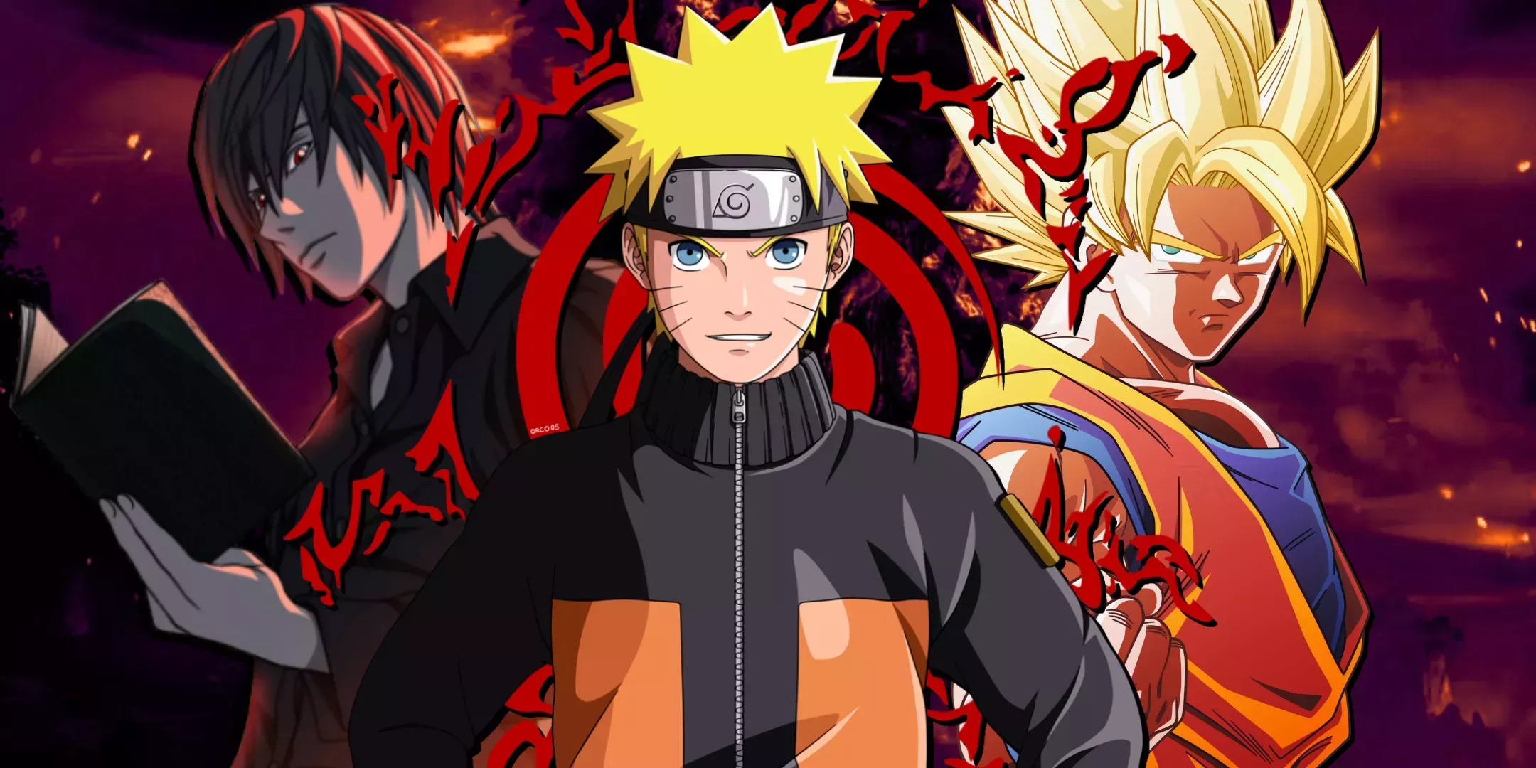 Custom Image of Light, Uzumaki Naruto, Son Goku