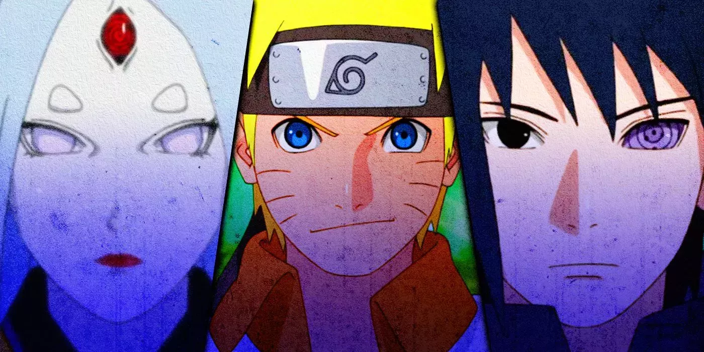 Kaguya, Naruto and Sasuke from Naruto