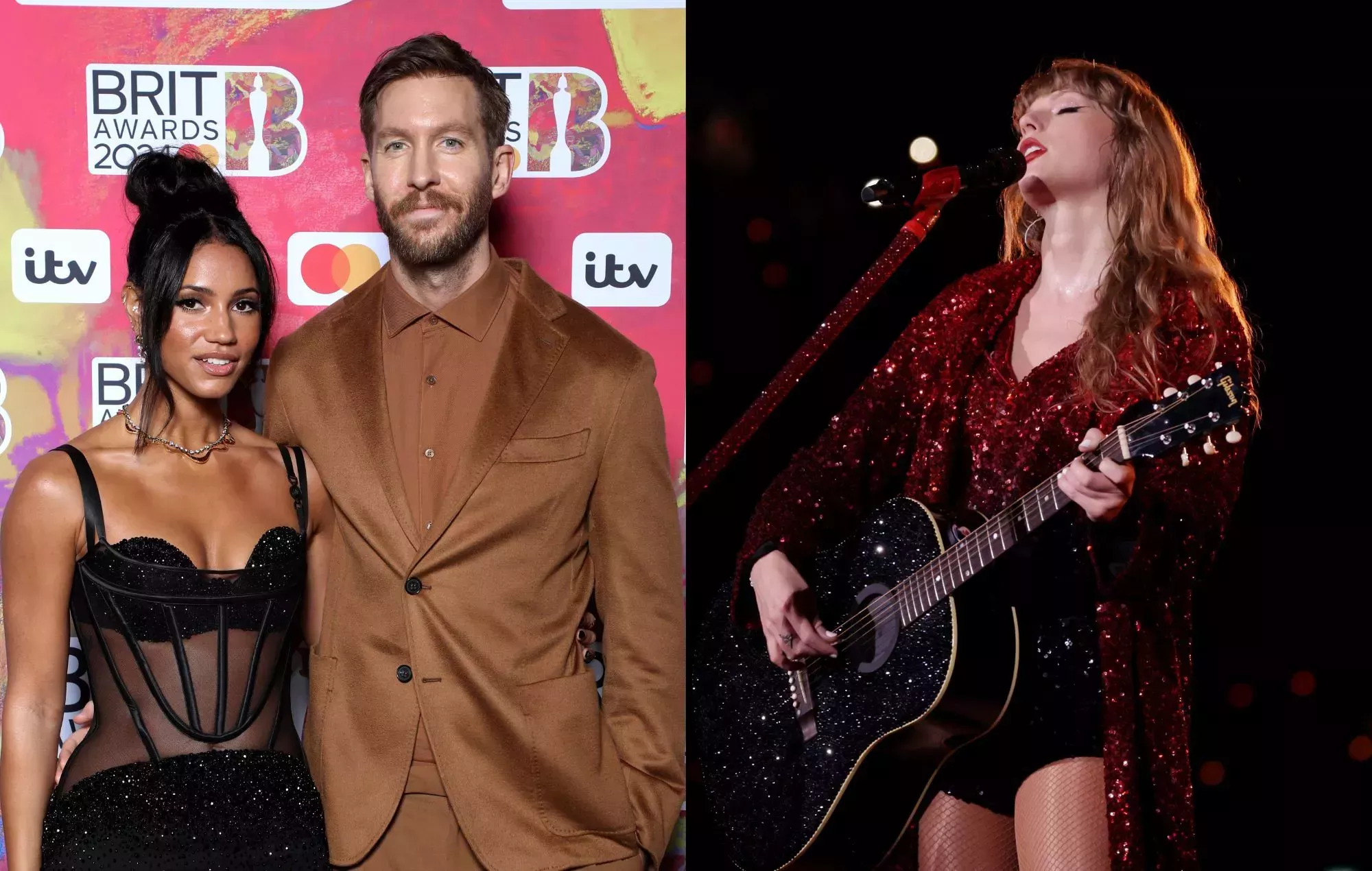 Vick Hope dice que escucha a Taylor Swift en cuanto su marido Calvin Harris 