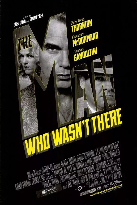 The Man Who Wasn't There Film Poster