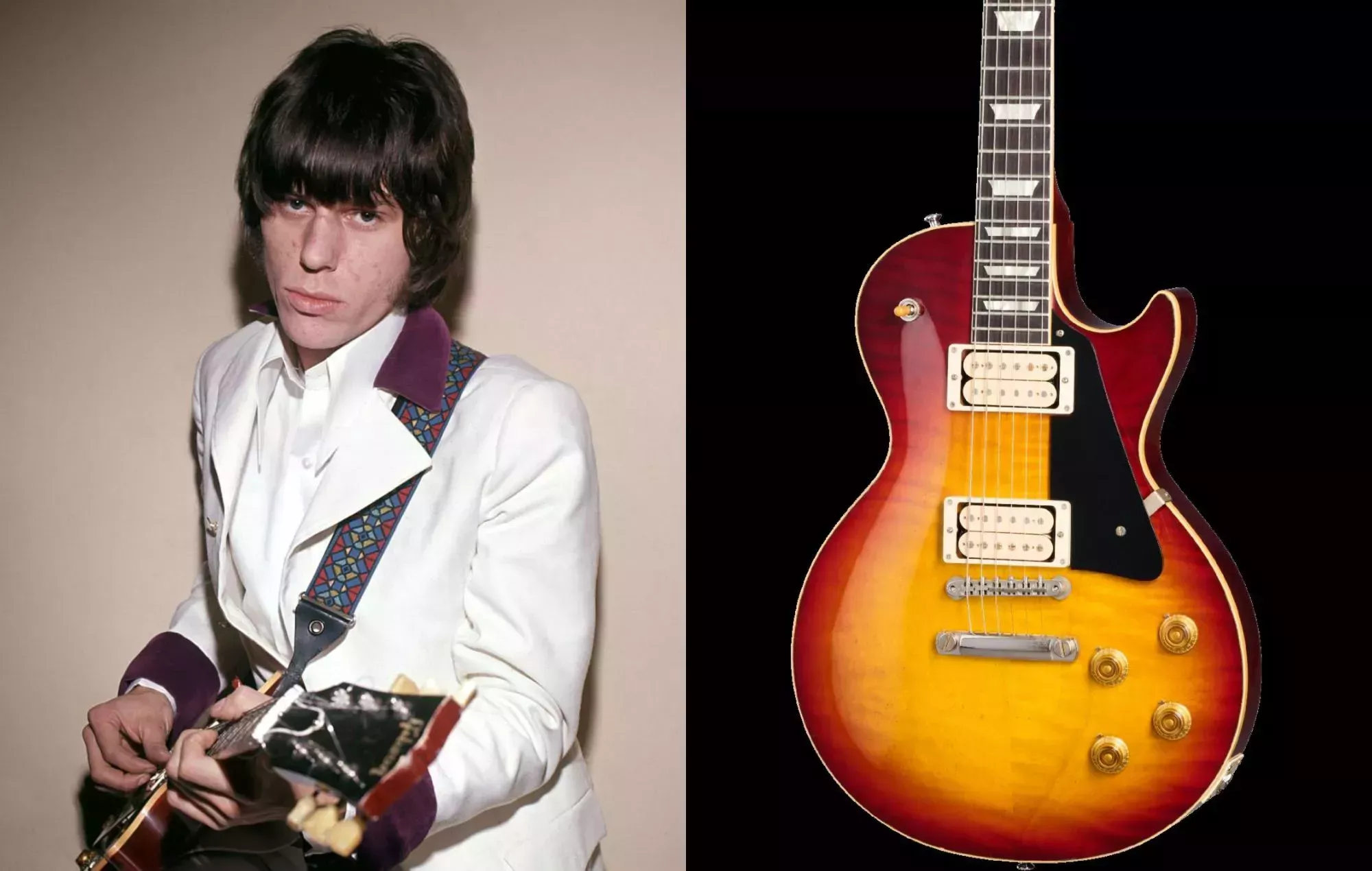 Gibson anuncia la guitarra personalizada Jeff Beck 'YardBurst' 1959 Les Paul Standard 