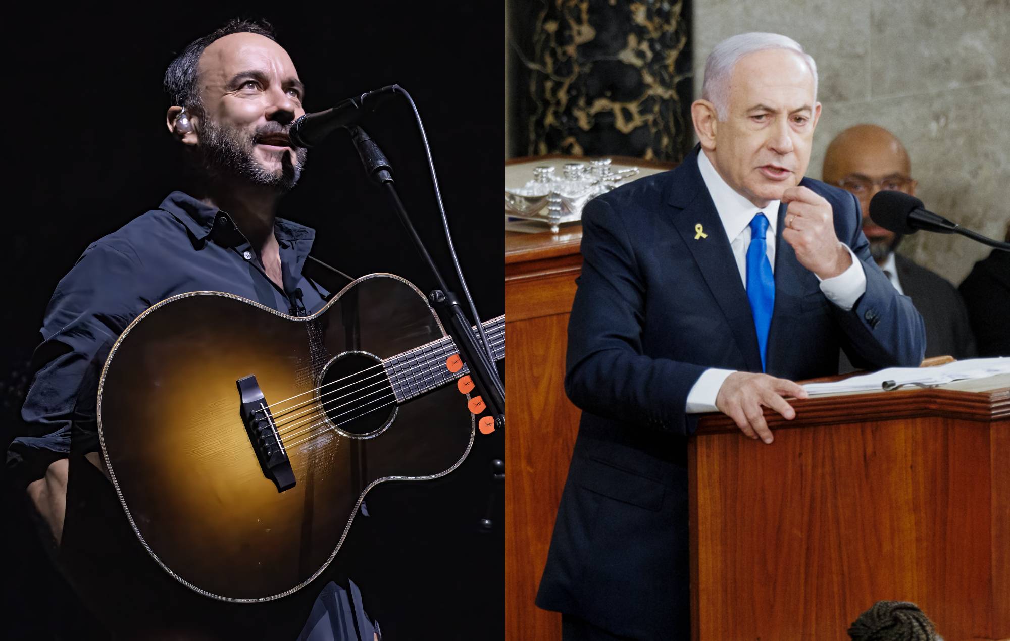 Dave Matthews, "avergonzado" por la visita de Benjamin Netanyahu al Congreso de EE.UU.