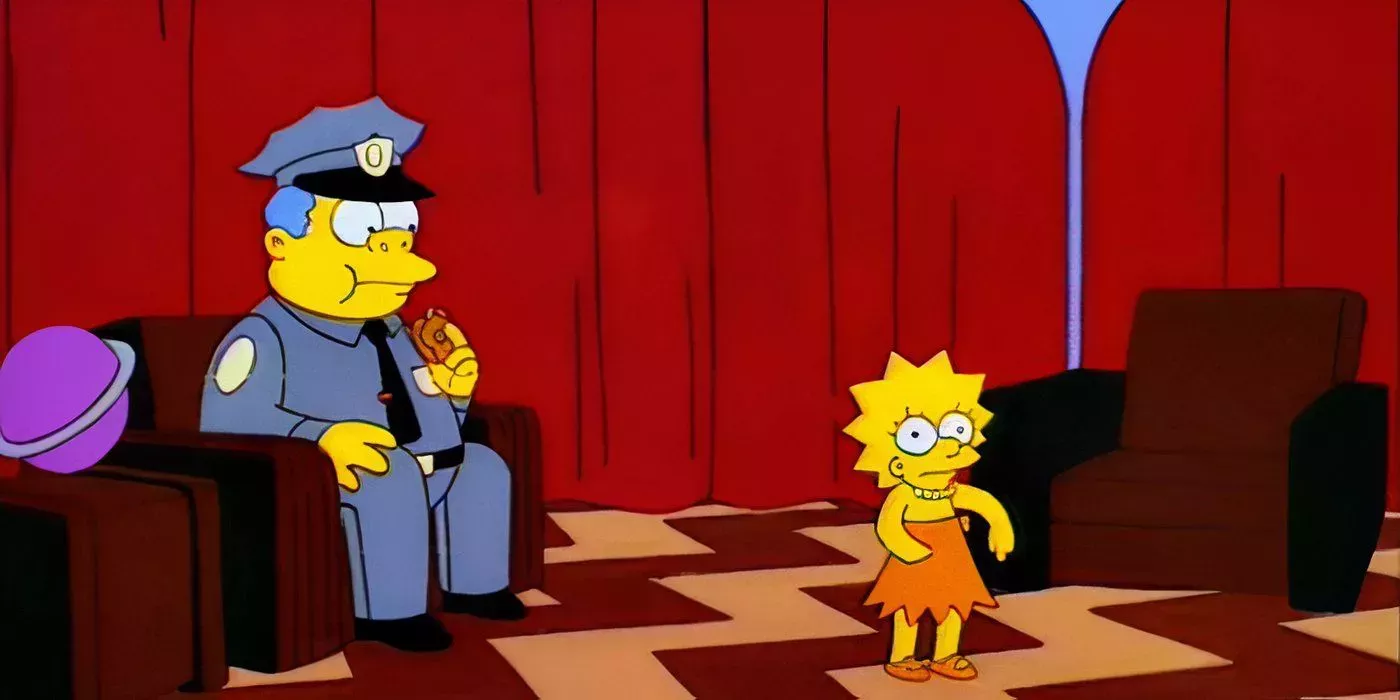 the simpsons who shot mr burns lisa twin peaks