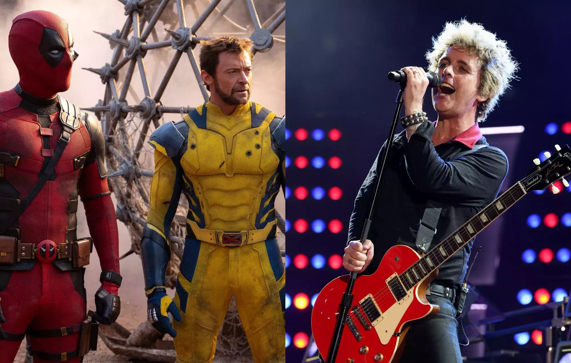 Green Day se disfraza de Deadpool y Lobezno en el Citi Field 