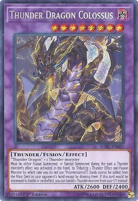 Thunder Dragon Colossus from the Yu-Gi-Oh! TCG/OCG.