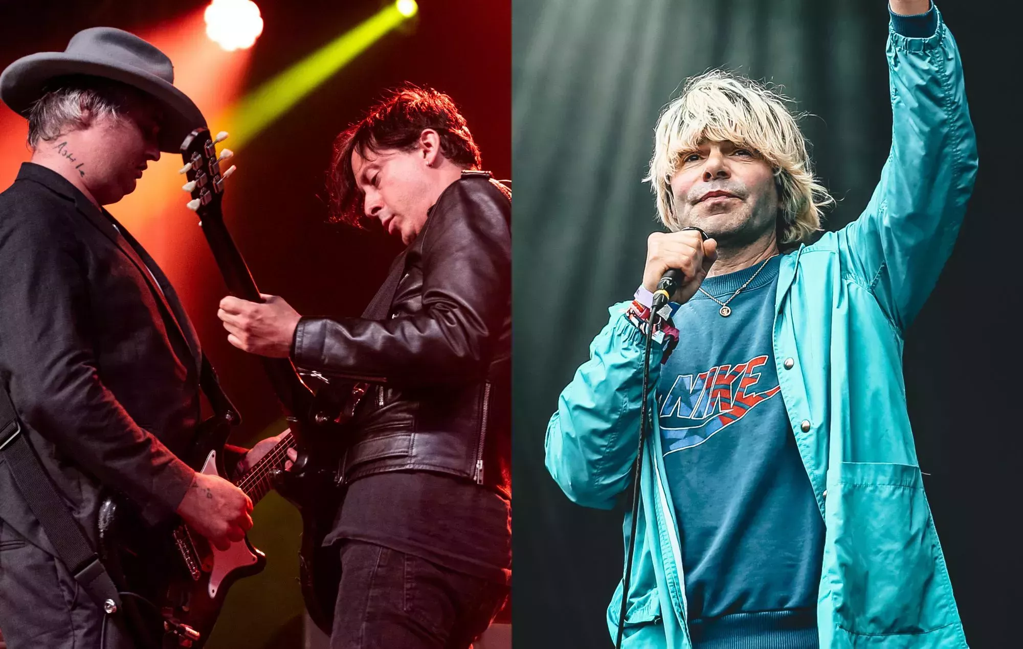 Vea a The Libertines interpretar 'Don't Look Back Into The Sun' con Tim Burgess de The Charlatans en Brighton